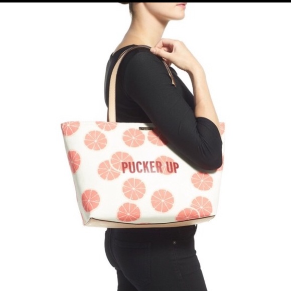NWT Last 1 😱 Kate Spade ♠️ Pucker Up Tote - Picture 2 of 7